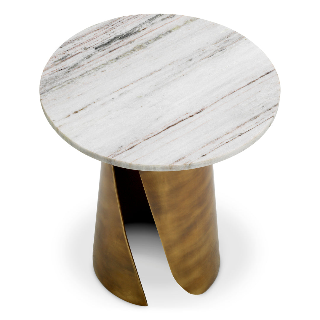Eichholtz Bijzettafel Nuova White Marble