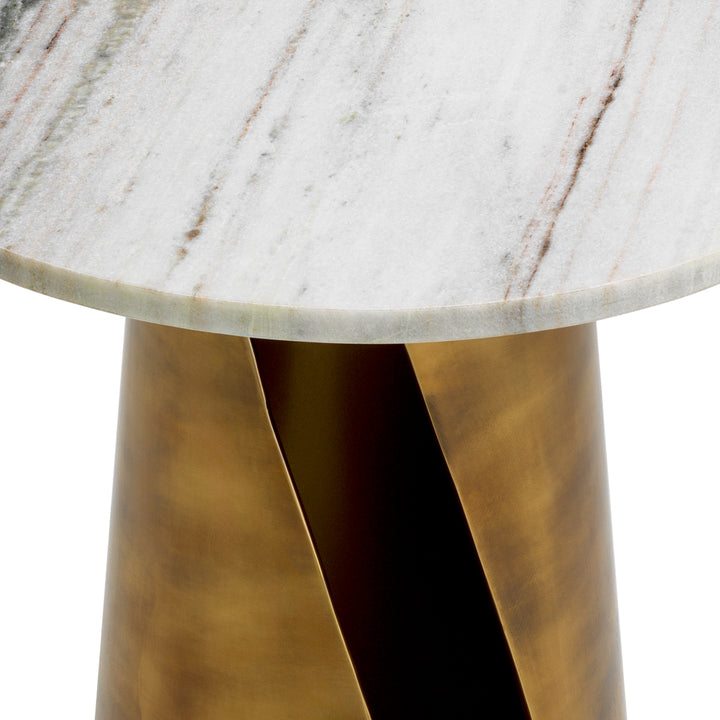 Eichholtz Bijzettafel Nuova White Marble