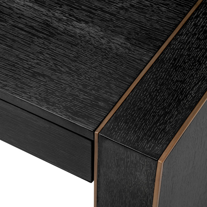Eichholtz Bureau Rovigo Charcoal Grey Oak Bronze