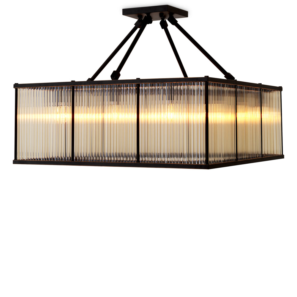 Eichholtz Plafondlamp Bernardi Square Bronze Highlight