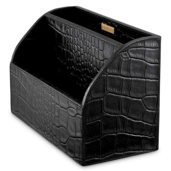 Eichholtz Bureauset Scaleo Set van 3 Black Leather