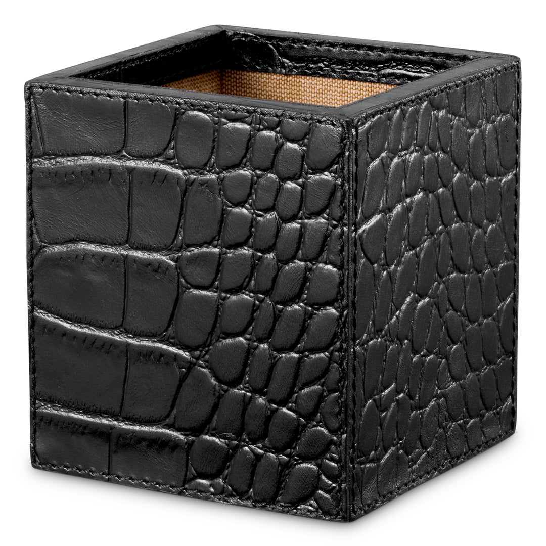 Eichholtz Bureauset Scaleo Set van 3 Black Leather