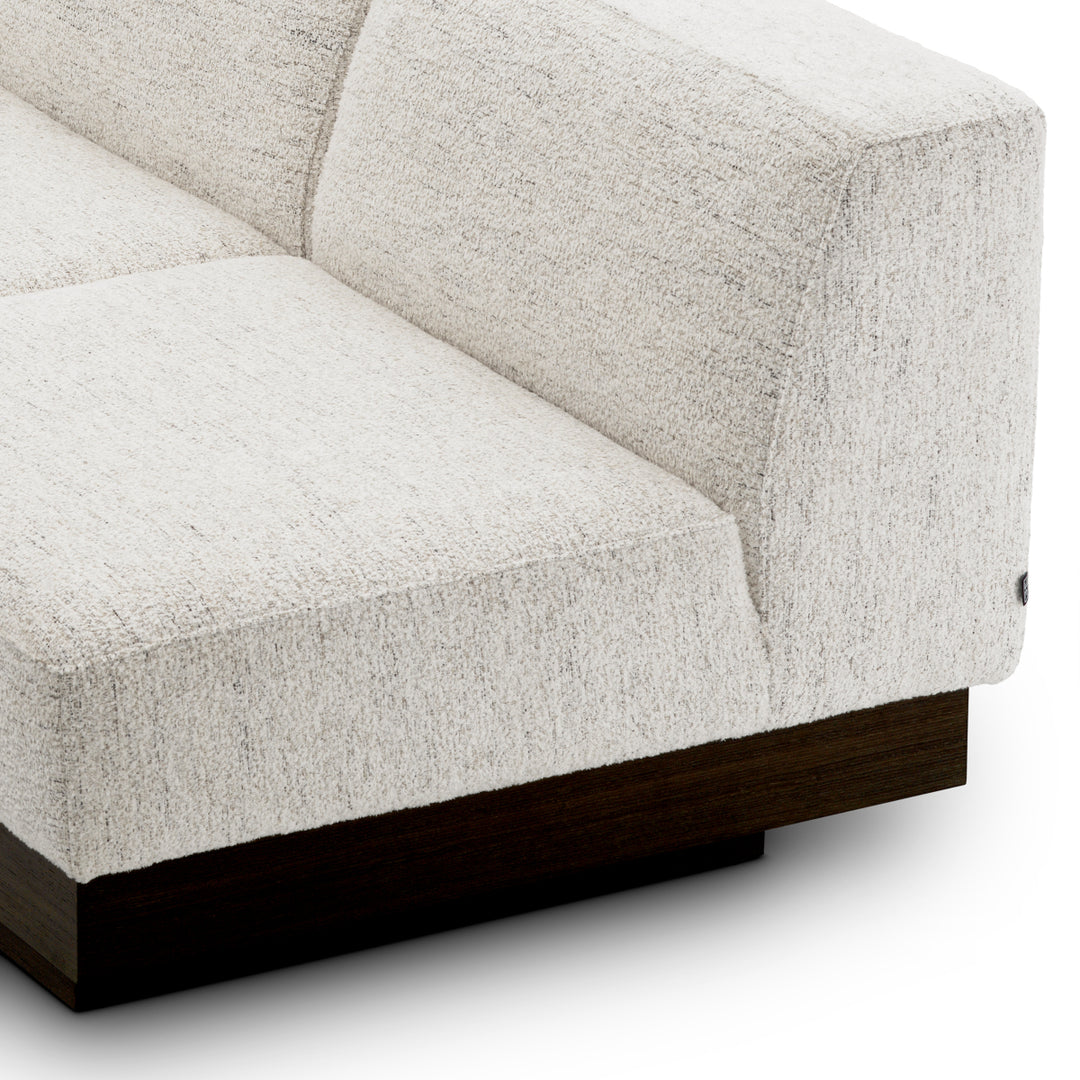 Eichholtz Bank Bastion Seashell Off-White Charcoal Veneer