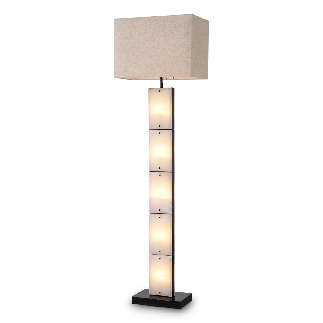 Eichholtz Vloerlamp Ortiz Bronze Highlight Alabaster