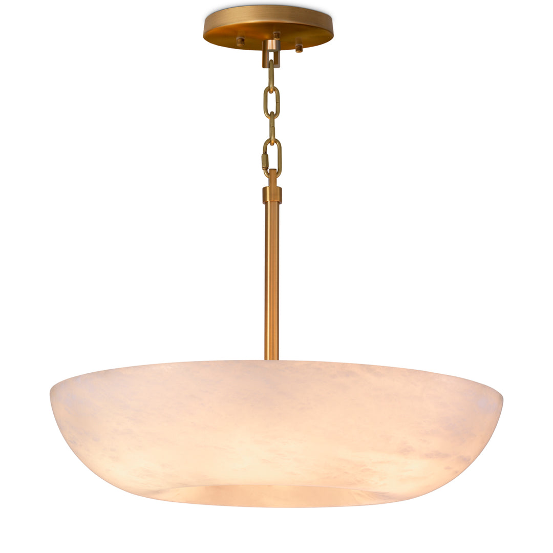 Eichholtz Hanglamp Ariano Antique Brass Alabaster