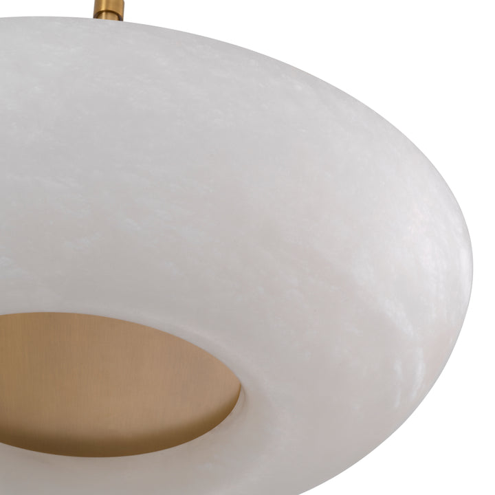 Eichholtz Hanglamp Ariano Antique Brass Alabaster