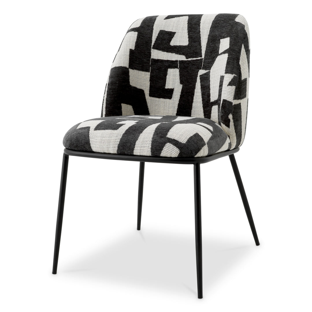 Eichholtz Eetkamerstoel Caleb Brooklyn Black