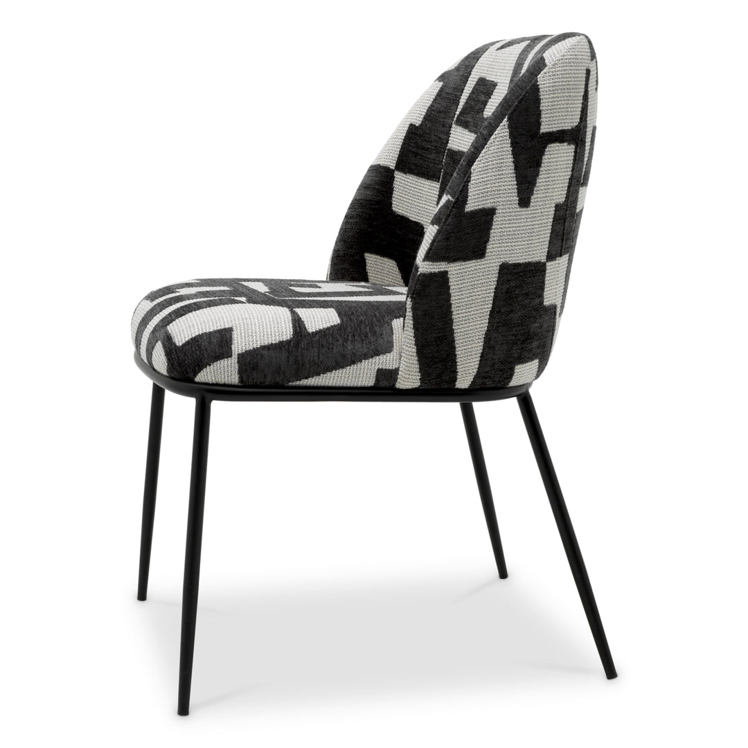 Eichholtz Eetkamerstoel Caleb Brooklyn Black