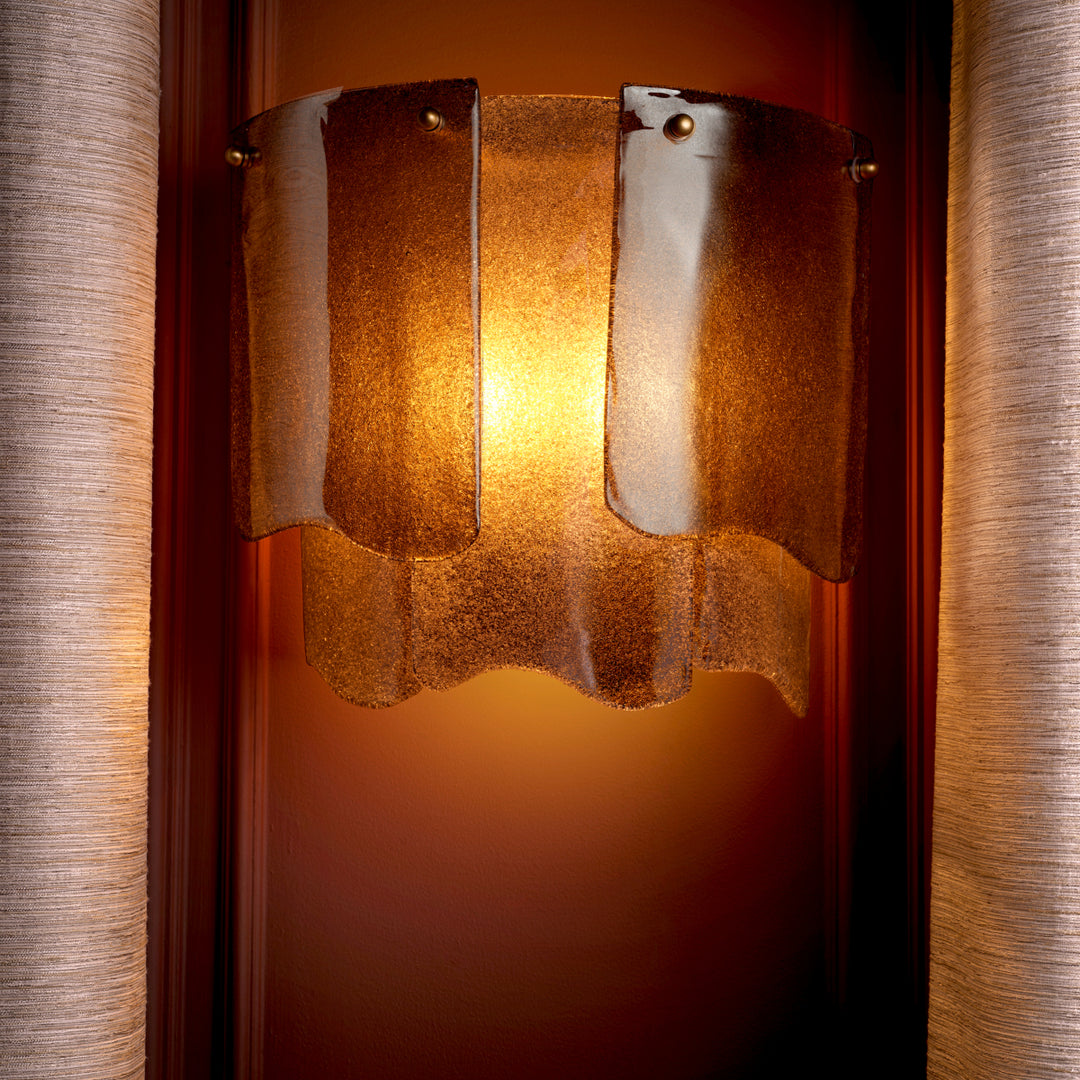 Eichholtz Wandlamp Asinara Smoke Glass