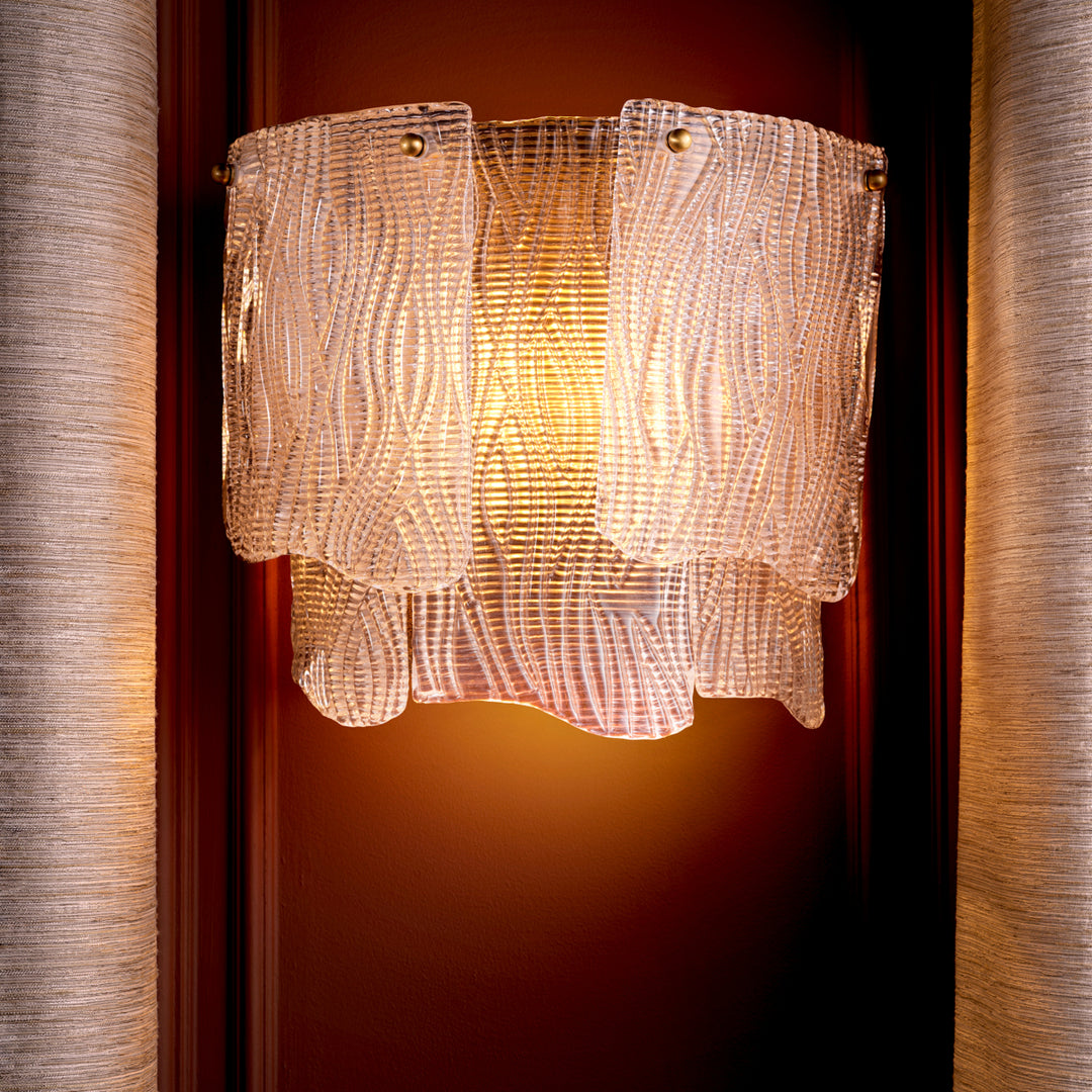 Eichholtz Wandlamp Asinara Textured Glass