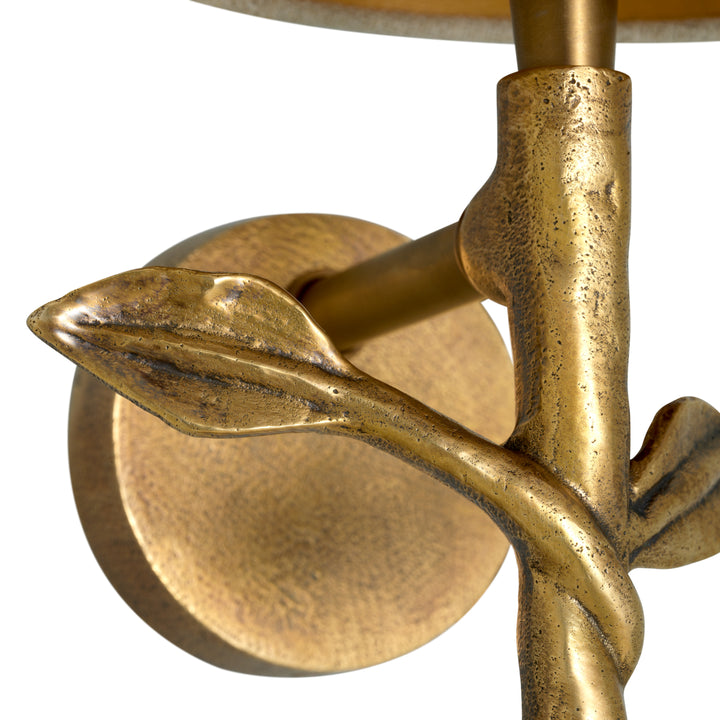 Eichholtz Wandlamp Farini Vintage Messing Linnen – afbeelding 4