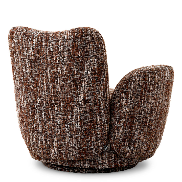 Eichholtz Draaifauteuil Merida Bouclé Sonata Red