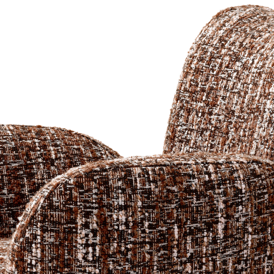 Eichholtz Draaifauteuil Merida Bouclé Sonata Red