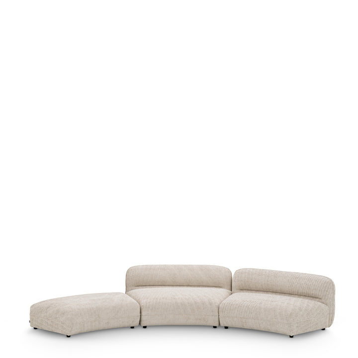 Eichholtz Modulaire Bank Grand Avenue Midden Creststone Beige