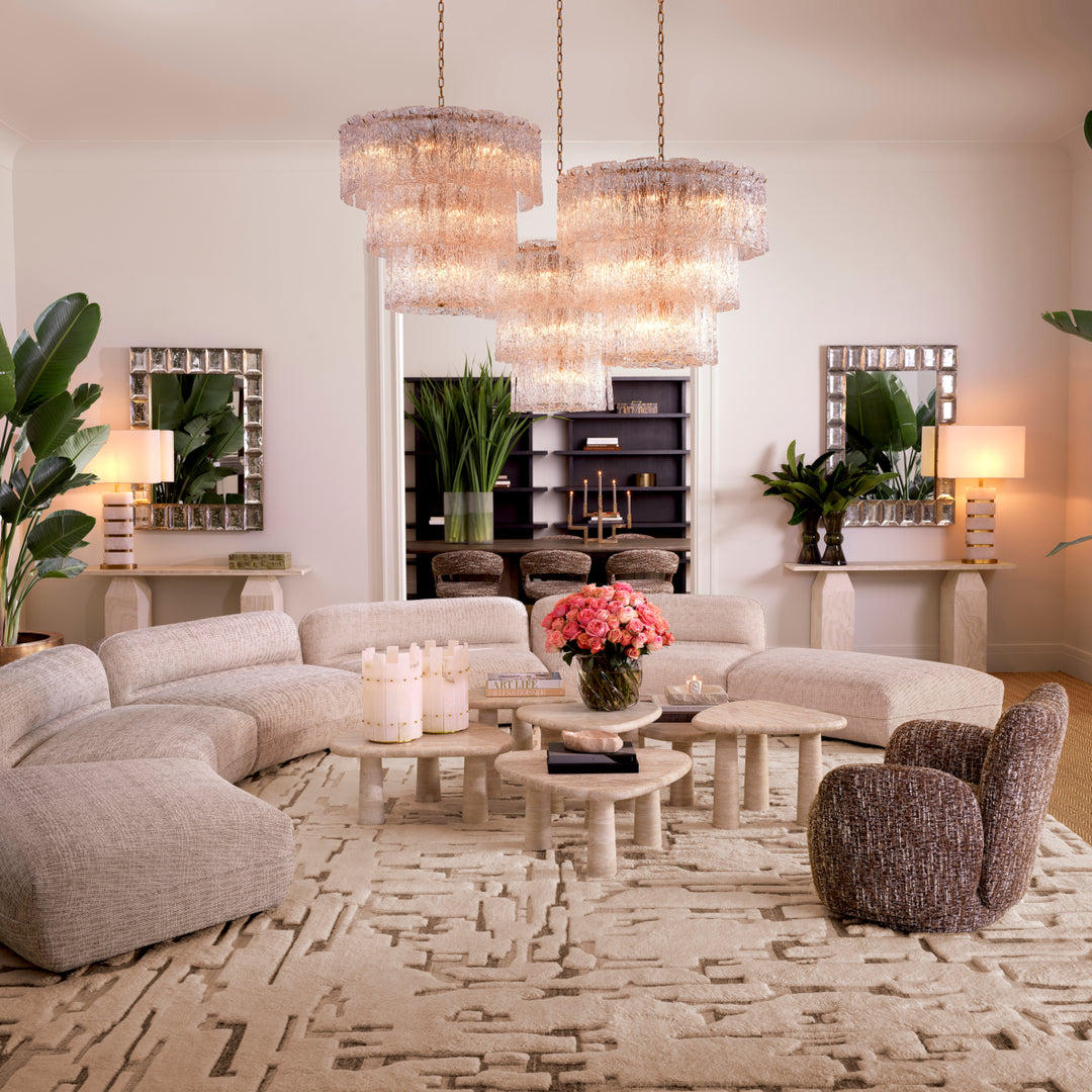 Eichholtz Modulaire Bank Grand Avenue Midden Creststone Beige