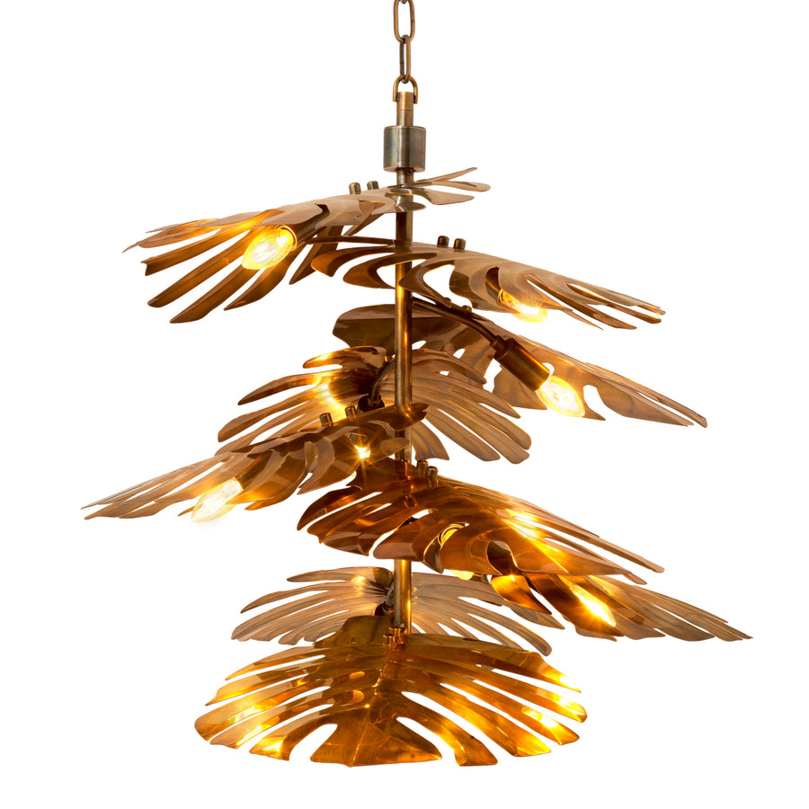 Eichholtz Kroonluchter Tropique Vintage Brass