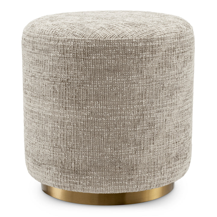 Eichholtz Poef Greer Creststone Beige – afbeelding 3