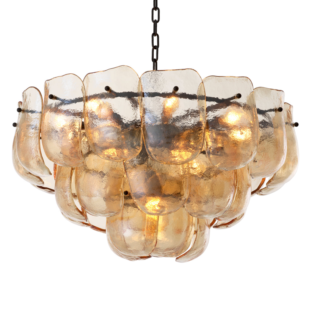 Eichholtz Kroonluchter Gustave Champagne Glass Bronze