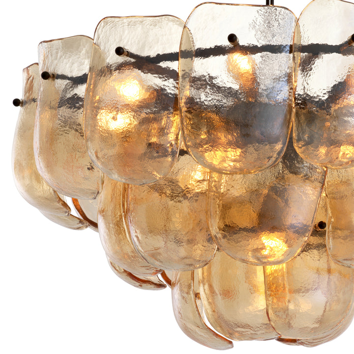 Eichholtz Kroonluchter Gustave Champagne Glass Bronze