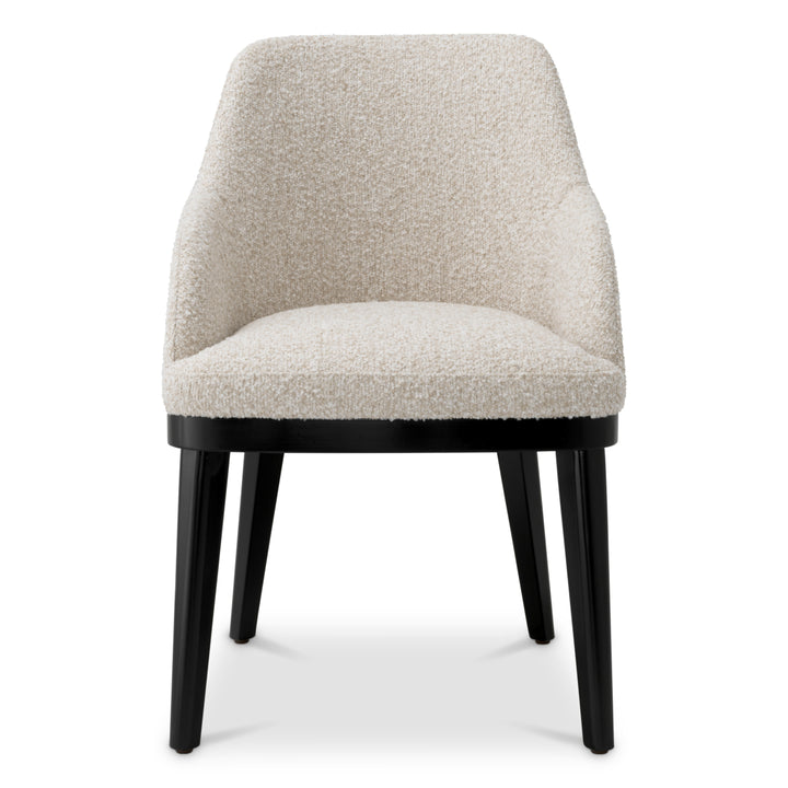 Eichholtz Eetkamerstoel Costa Kempton Beige met Armleuning