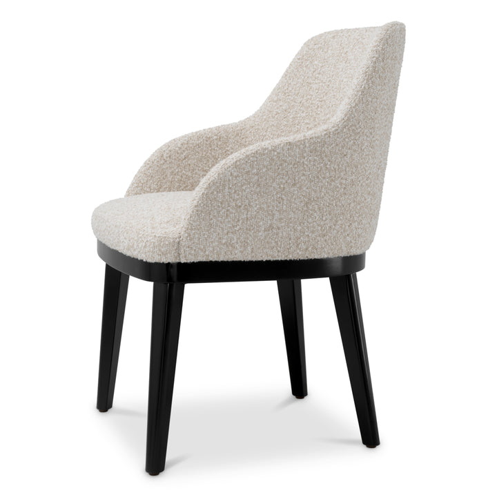 Eichholtz Eetkamerstoel Costa Kempton Beige met Armleuning