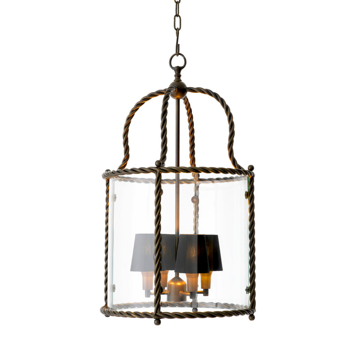 Eichholtz Hanglamp Preston Zwarte Kappen