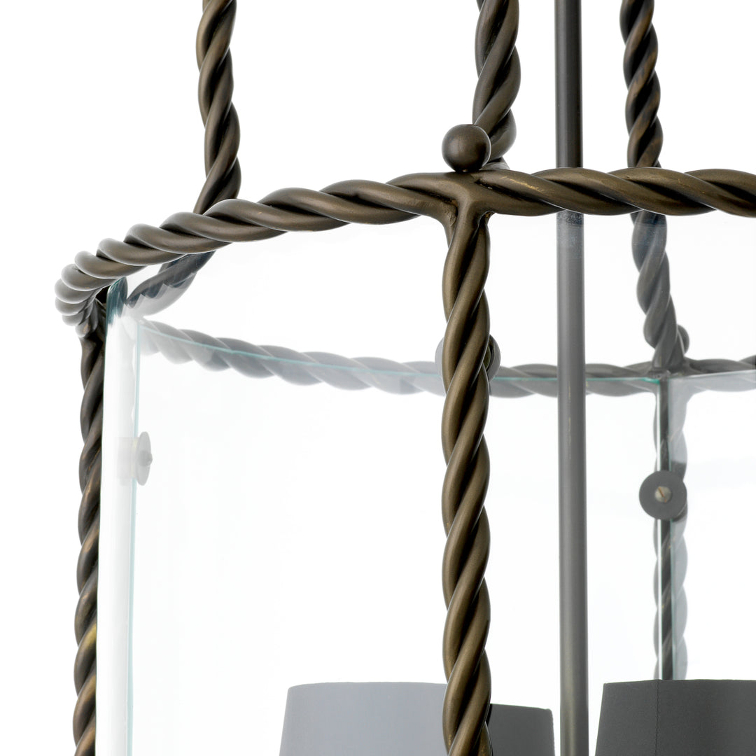 Eichholtz Hanglamp Preston Zwarte Kappen