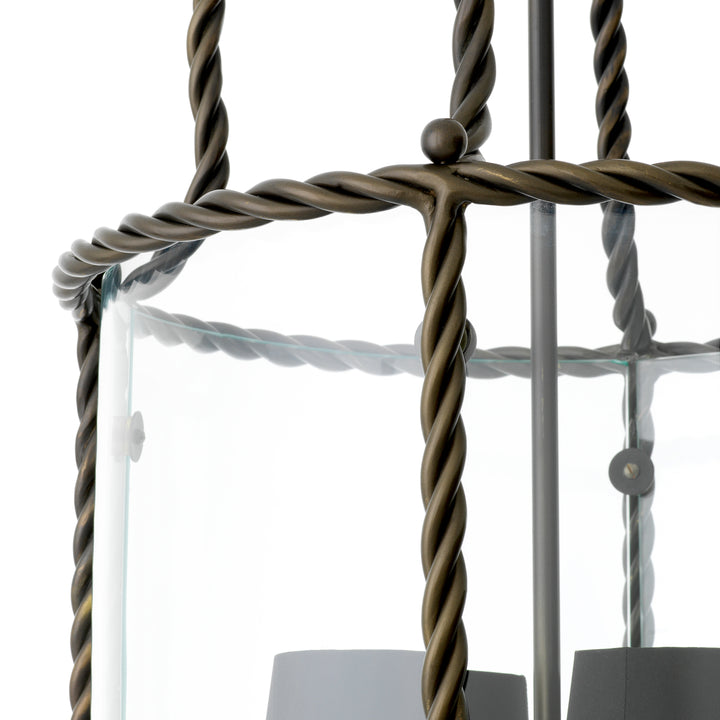 Eichholtz Hanglamp Preston Zwarte Kappen