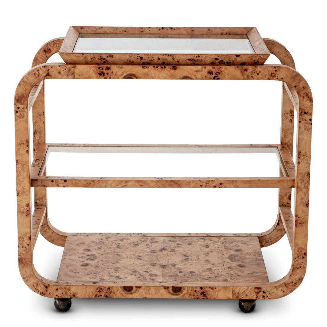 Eichholtz Trolley Mayfair Light Brown Mappa Burl