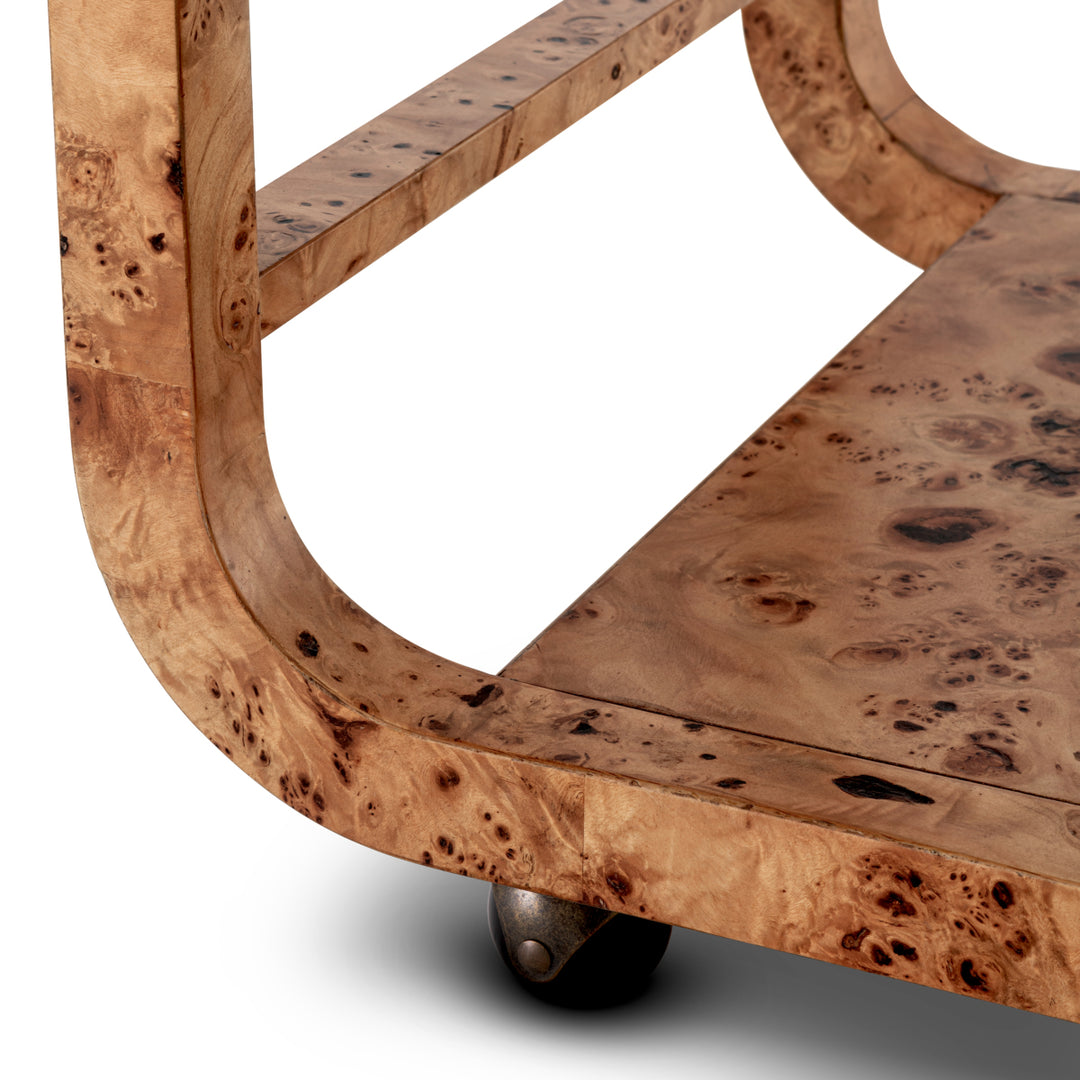 Eichholtz Trolley Mayfair Light Brown Mappa Burl