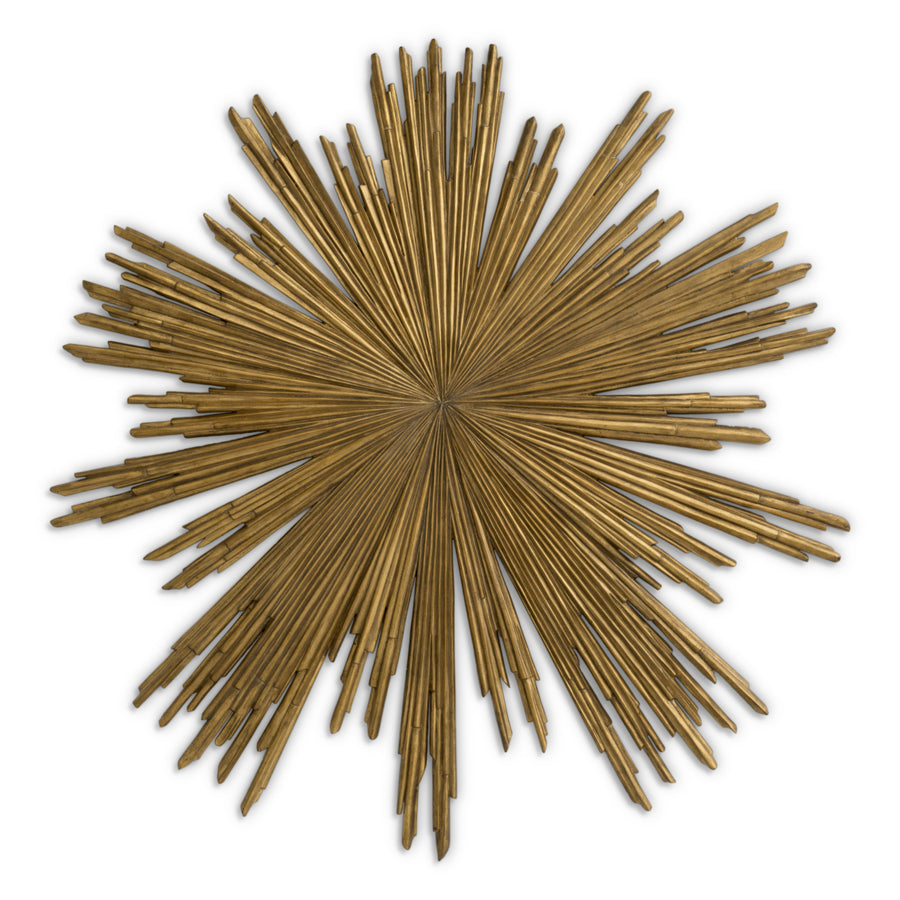 Eichholtz Wandobject Sunburst Antique Gold Leaf