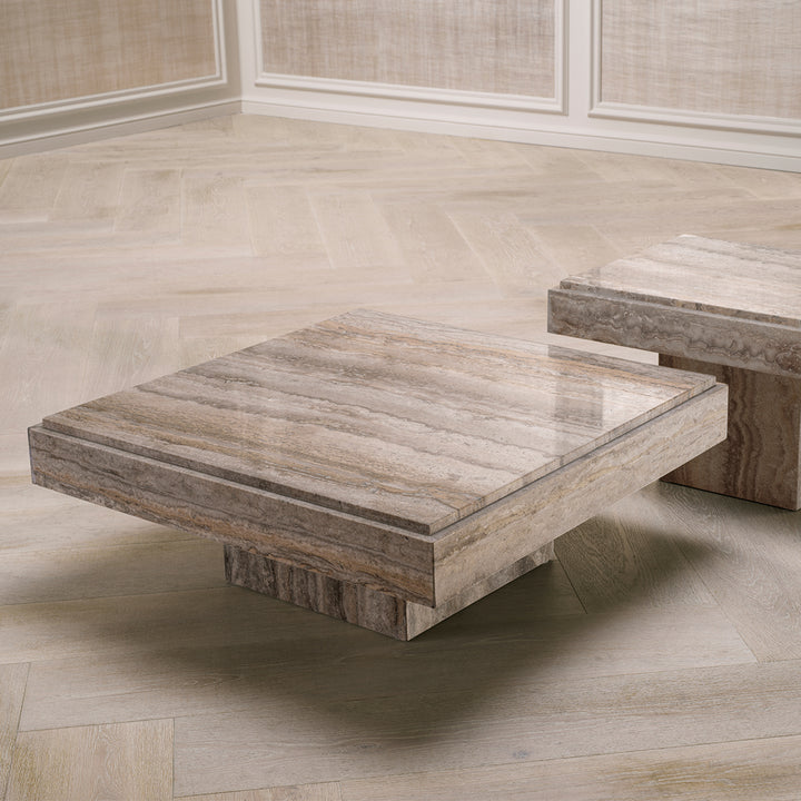 Eichholtz Salontafel Sartoria Silver Travertine