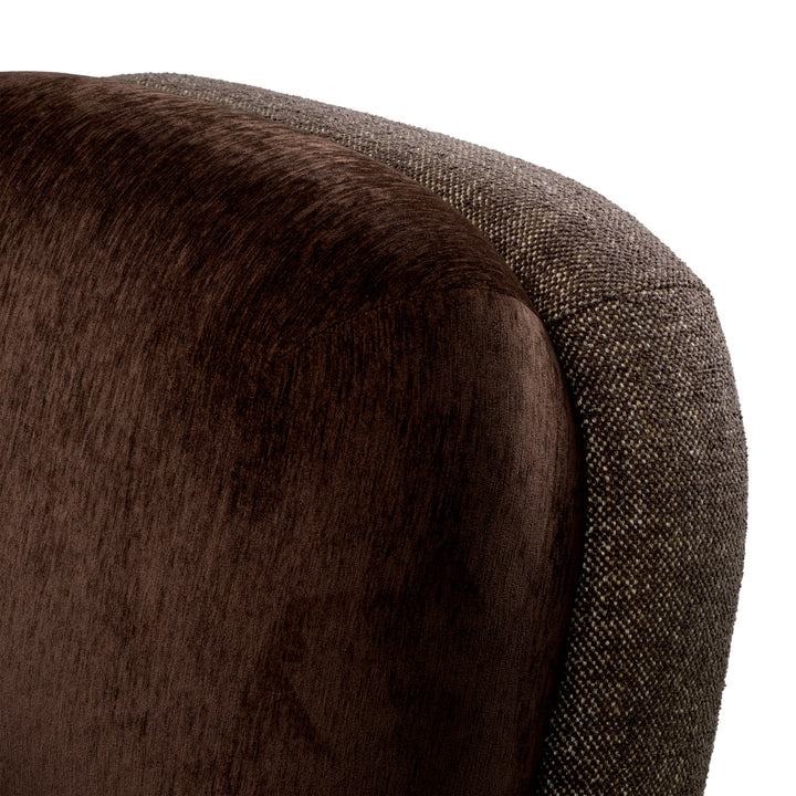 Eichholtz Draaifauteuil Galiano Bayard Brown