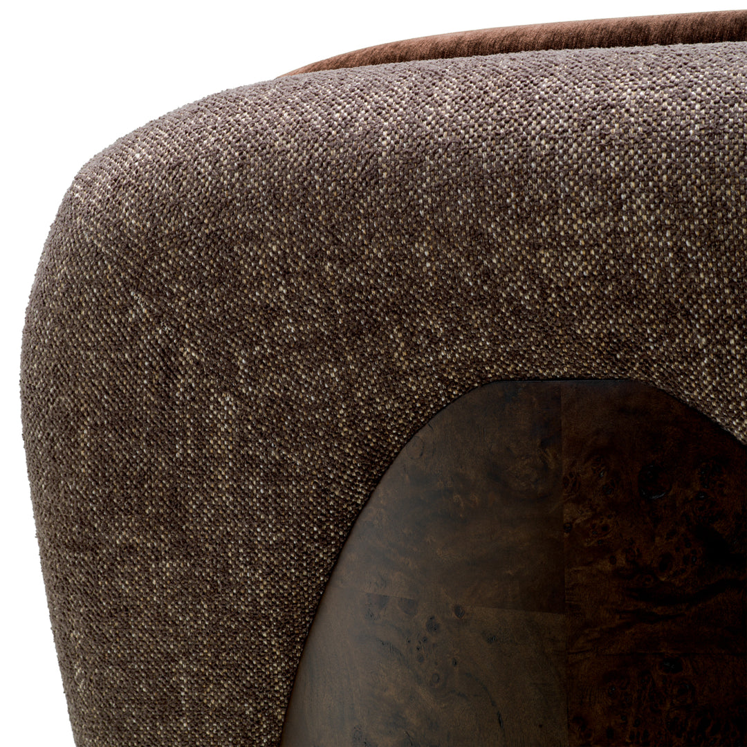 Eichholtz Draaifauteuil Galiano Bayard Brown