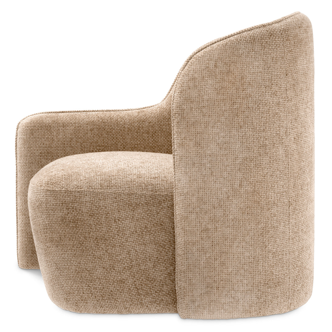 Eichholtz Fauteuil Barrier links Lyssa Sand