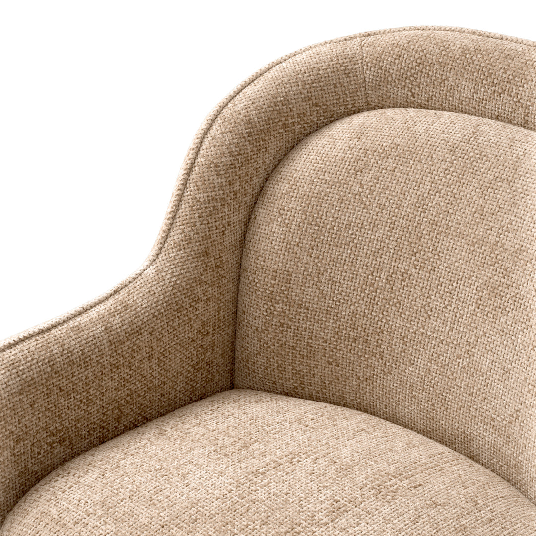 Eichholtz Fauteuil Barrier links Lyssa Sand