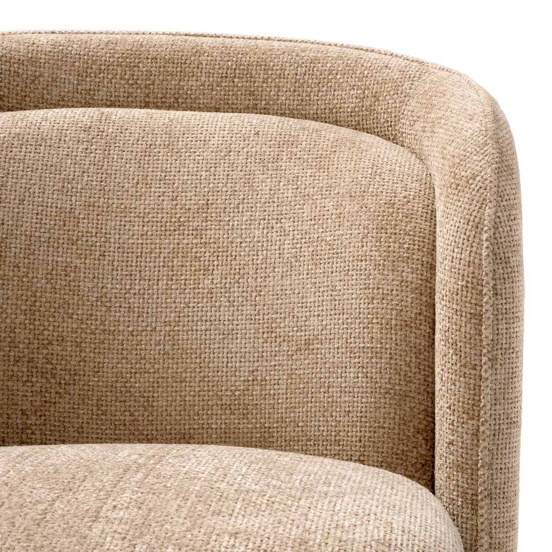Eichholtz Fauteuil Barrier links Lyssa Sand