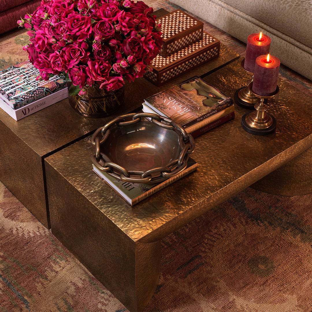 Eichholtz Salontafel Drayton Hammered Vintage Brass