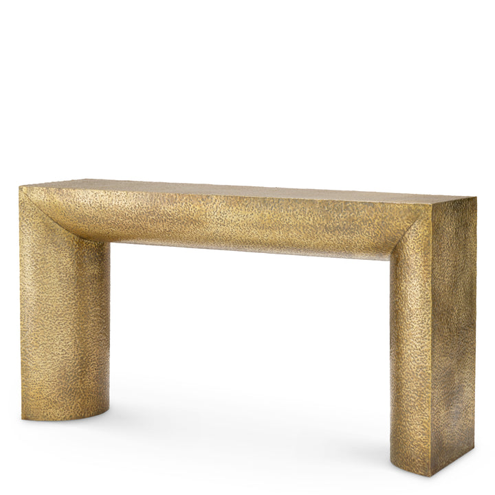 Eichholtz Consoletafel Drayton Hammered Vintage Brass