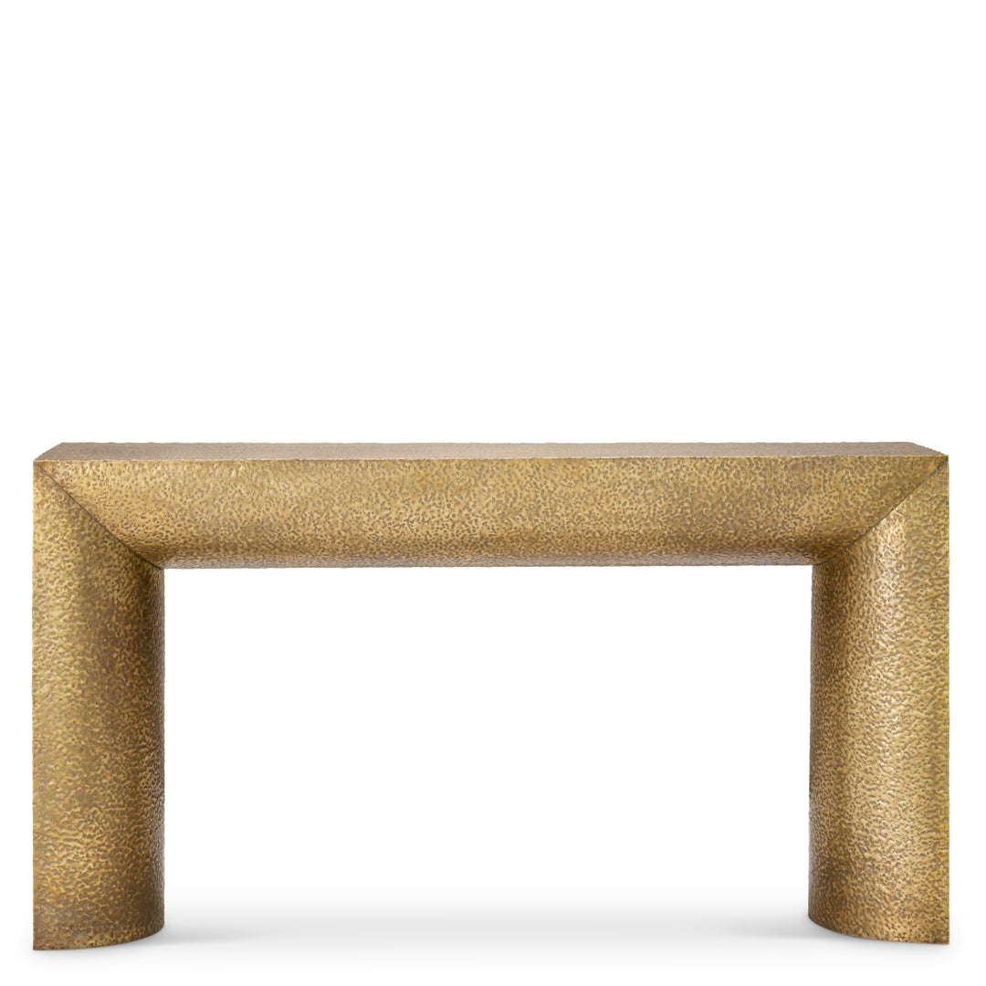 Eichholtz Consoletafel Drayton Hammered Vintage Brass