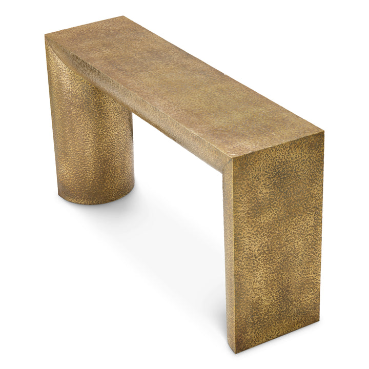 Eichholtz Consoletafel Drayton Hammered Vintage Brass