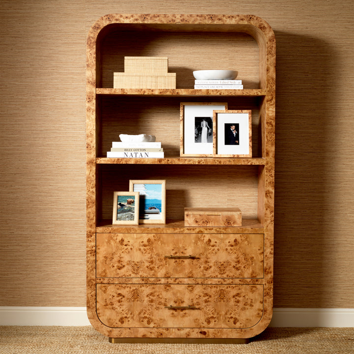 Eichholtz Wandkast Quinton Light Brown Mappa Burl