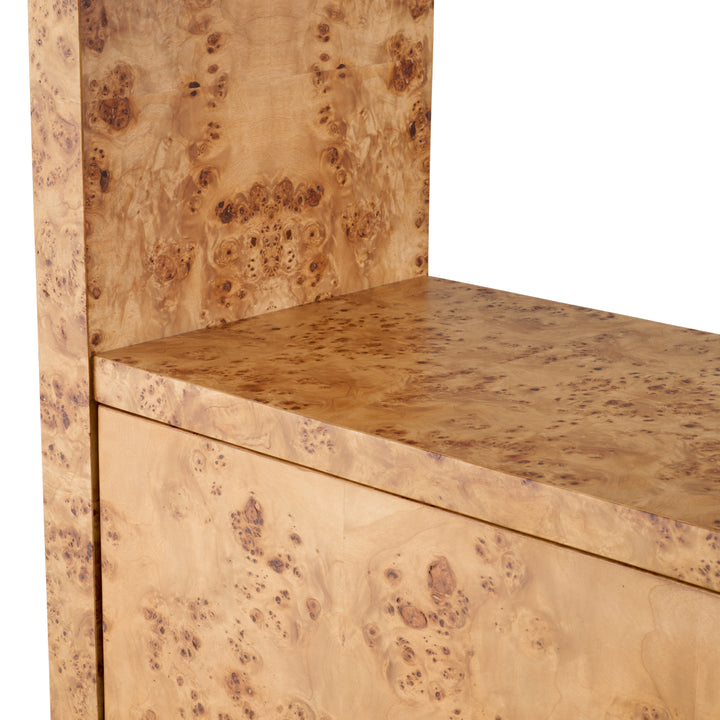 Eichholtz Wandkast Quinton Light Brown Mappa Burl