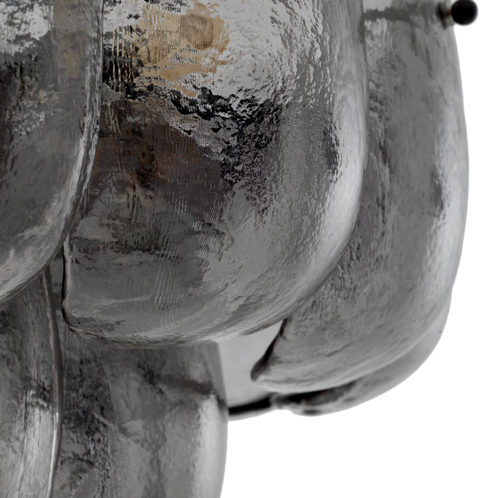 Eichholtz Kroonluchter Gustave Smoke Glass Bronze