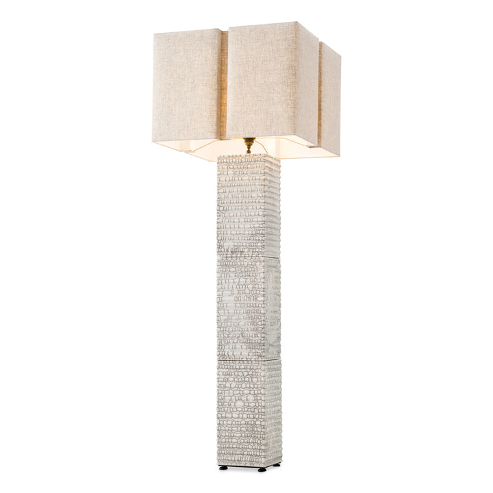 Eichholtz Vloerlamp Division Raku Crackled White