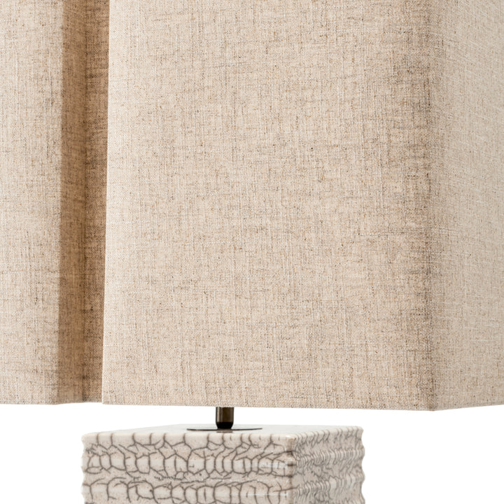 Eichholtz Vloerlamp Division Raku Crackled White