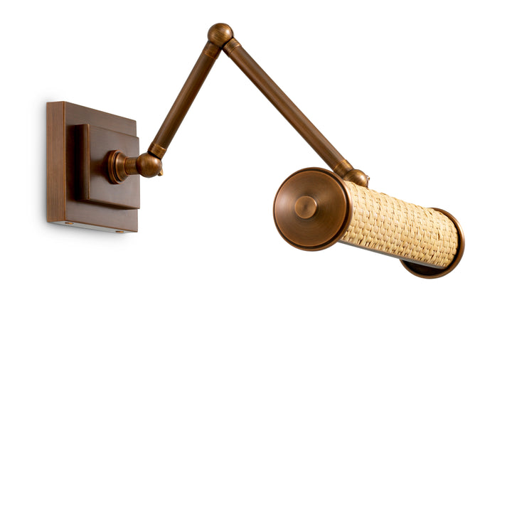 Eichholtz Wandlamp Luca S Natuurlijk rotan – afbeelding 2