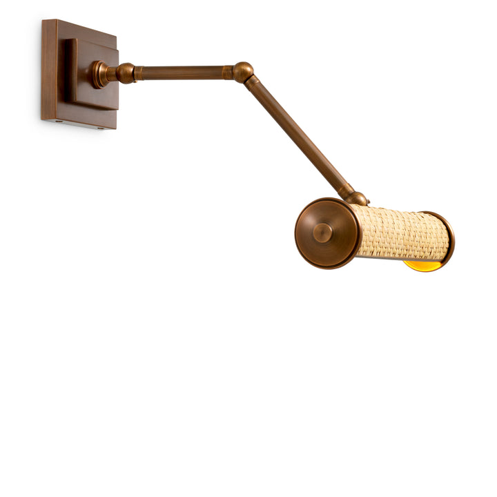 Eichholtz Wandlamp Luca S Natuurlijk rotan – afbeelding 4