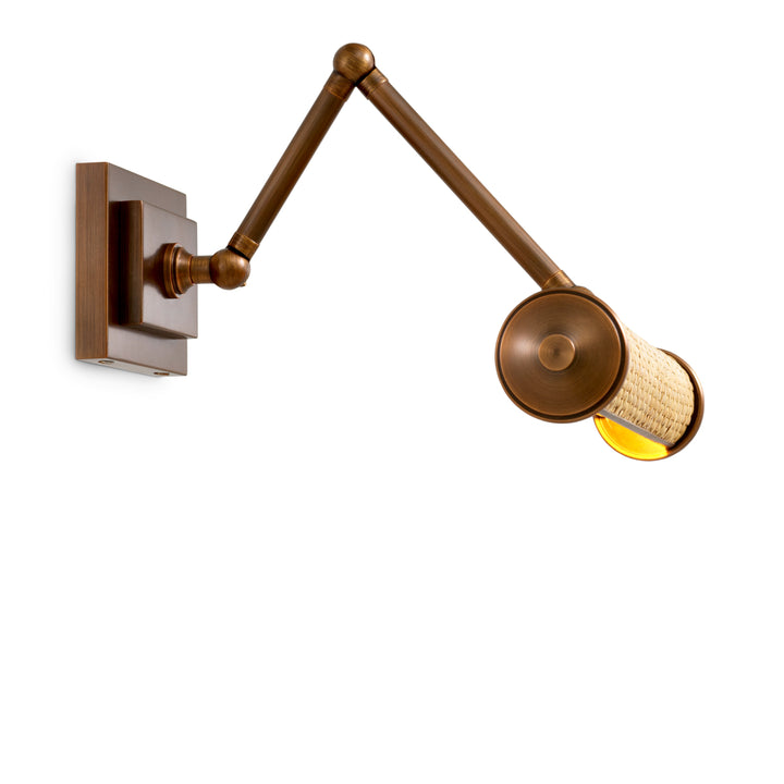 Eichholtz Wandlamp Luca S Natuurlijk rotan – afbeelding 5