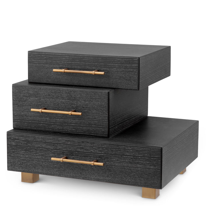 Eichholtz Nachtkastje Evendale Charcoal Oak